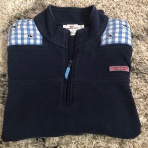 Vineyard Vines Gingham Whale Classic Shep Shirt